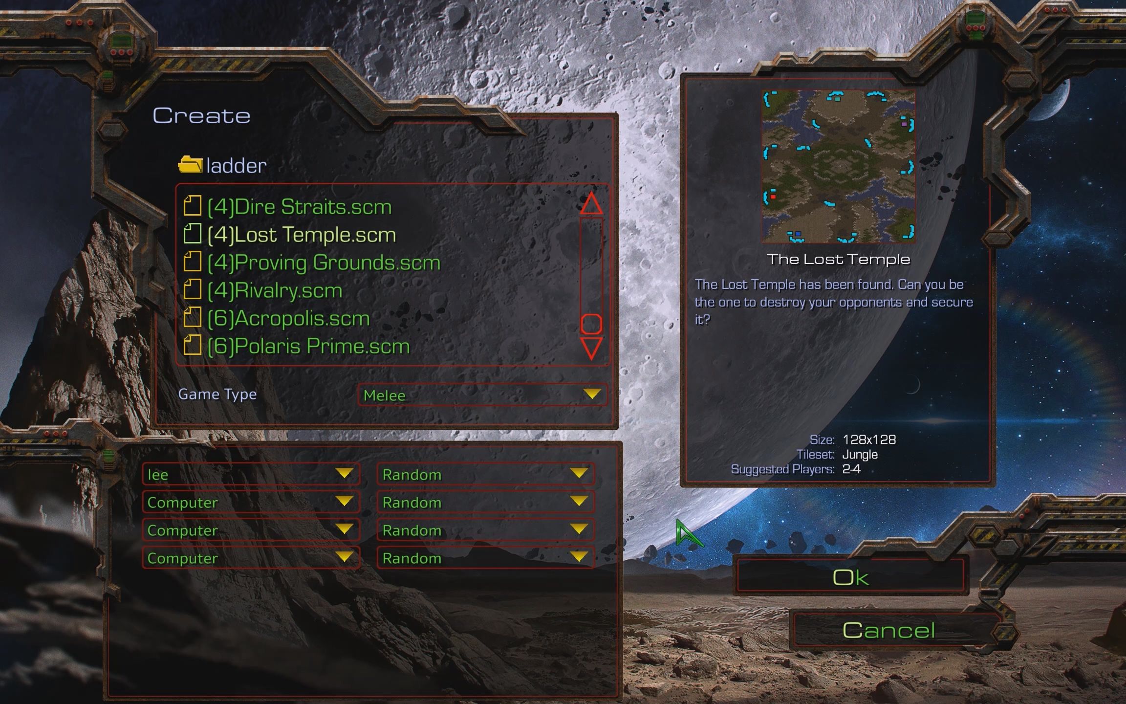 starcraft星际争霸重制版lost temple