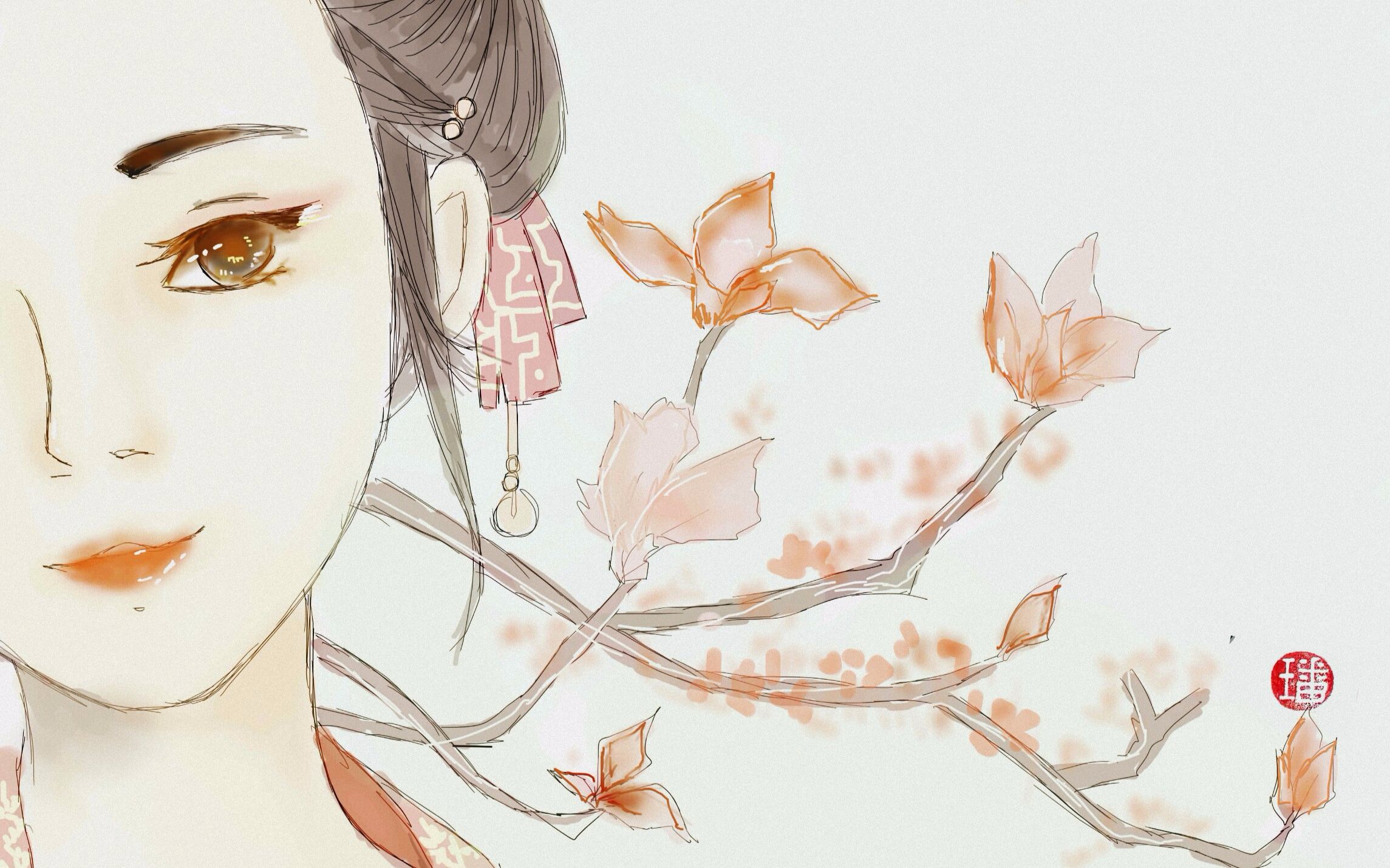 古风女子板绘 sai 新手向_哔哩哔哩 (゜-゜)つロ 干杯~-bilibili