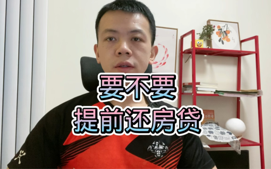 要不要提前还房贷?哔哩哔哩bilibili