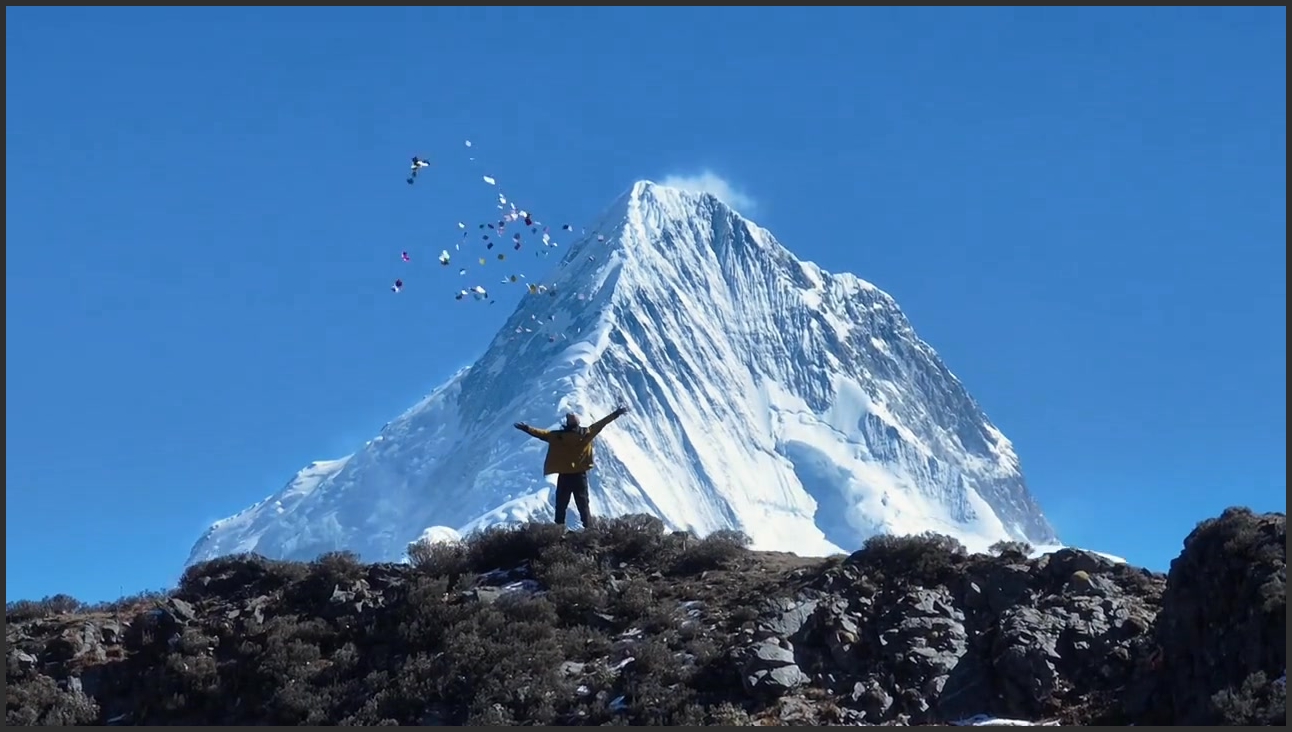 眼中山河万里 何惧几分凉秋#贡嘎雪山 #保持热爱奔赴山海 #每一帧都是
