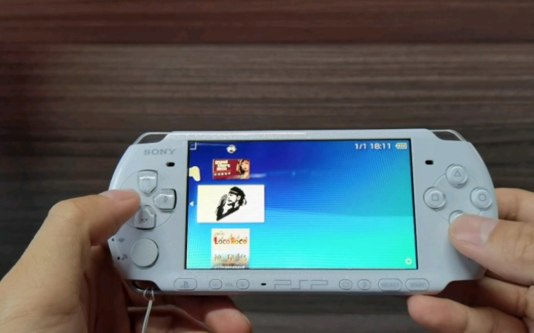 【已出】PSP3000陶瓷白日版单机游戏热门视频