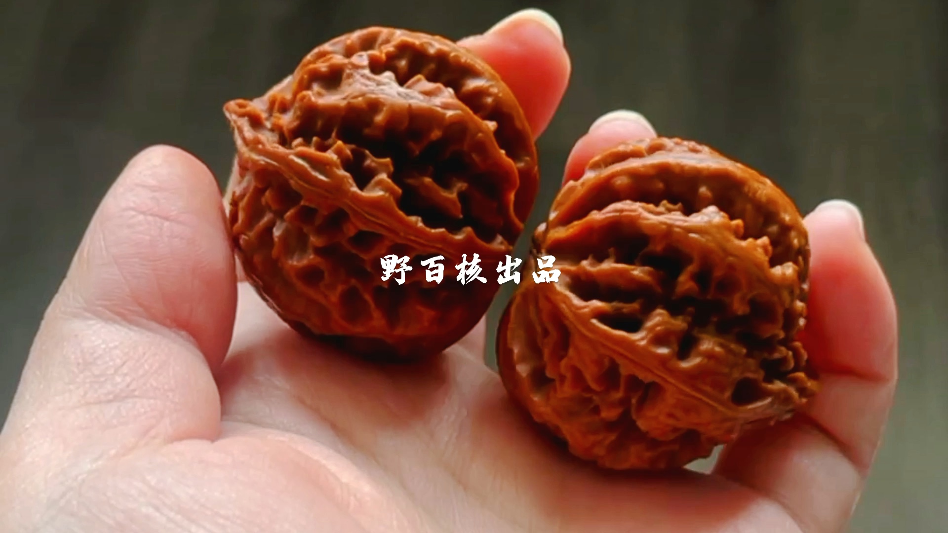文玩核桃野生粗筋八棱灯笼