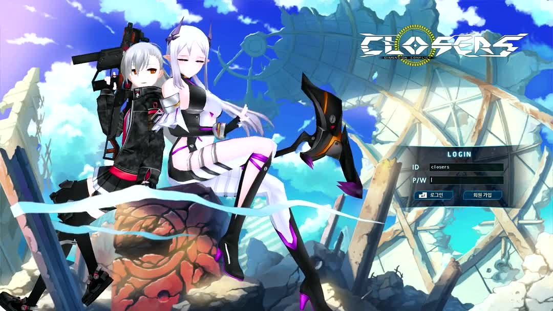 封印者(closers) 蕾比娅三转 特战队员 登录画面