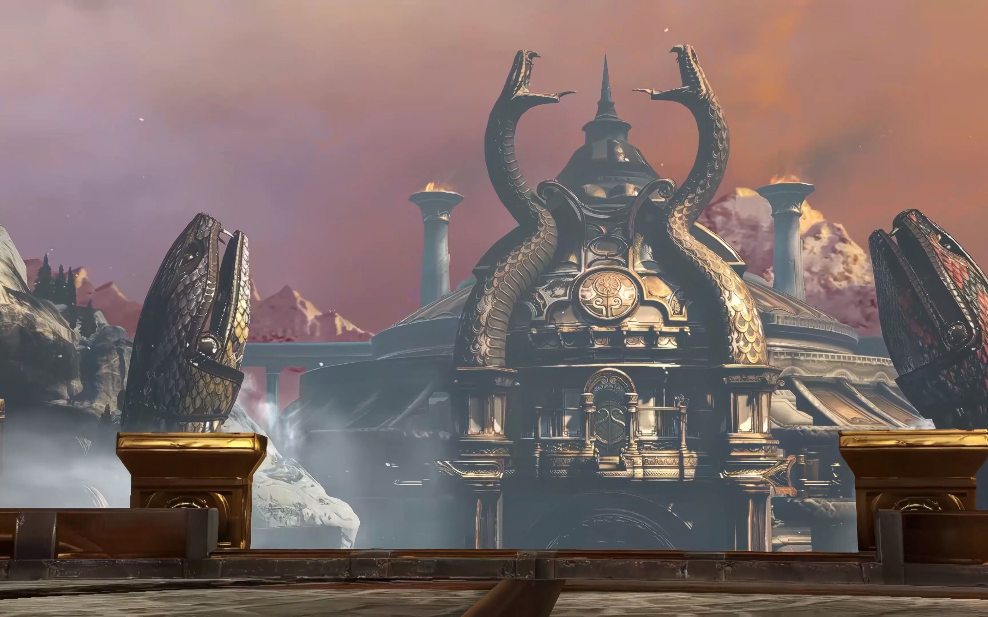 【4k】侠梦《战神:升天》最高难度全收集无伤流程解说 03 德尔斐神殿