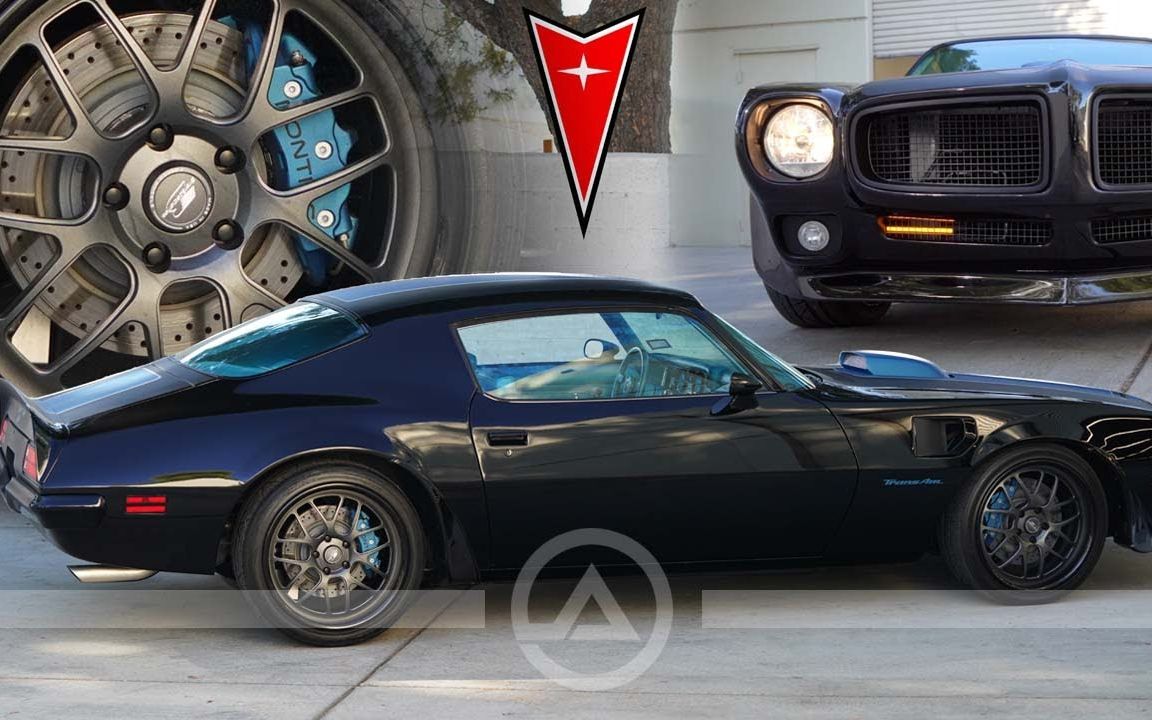 1973年庞蒂亚克火鸟 v8 ls移植发动机 pontiac firebird trans am