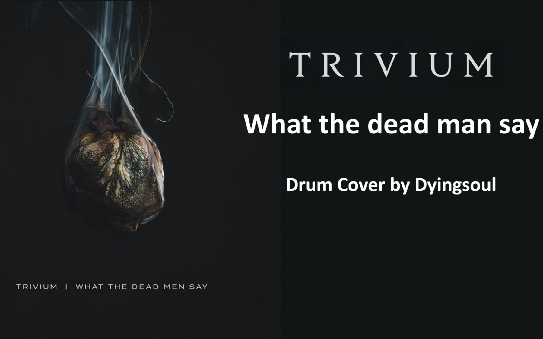 [图]【架子鼓】金属核王者Trivium - What the dead man say