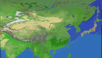 在真实地图上玩MC，建设城镇与国家