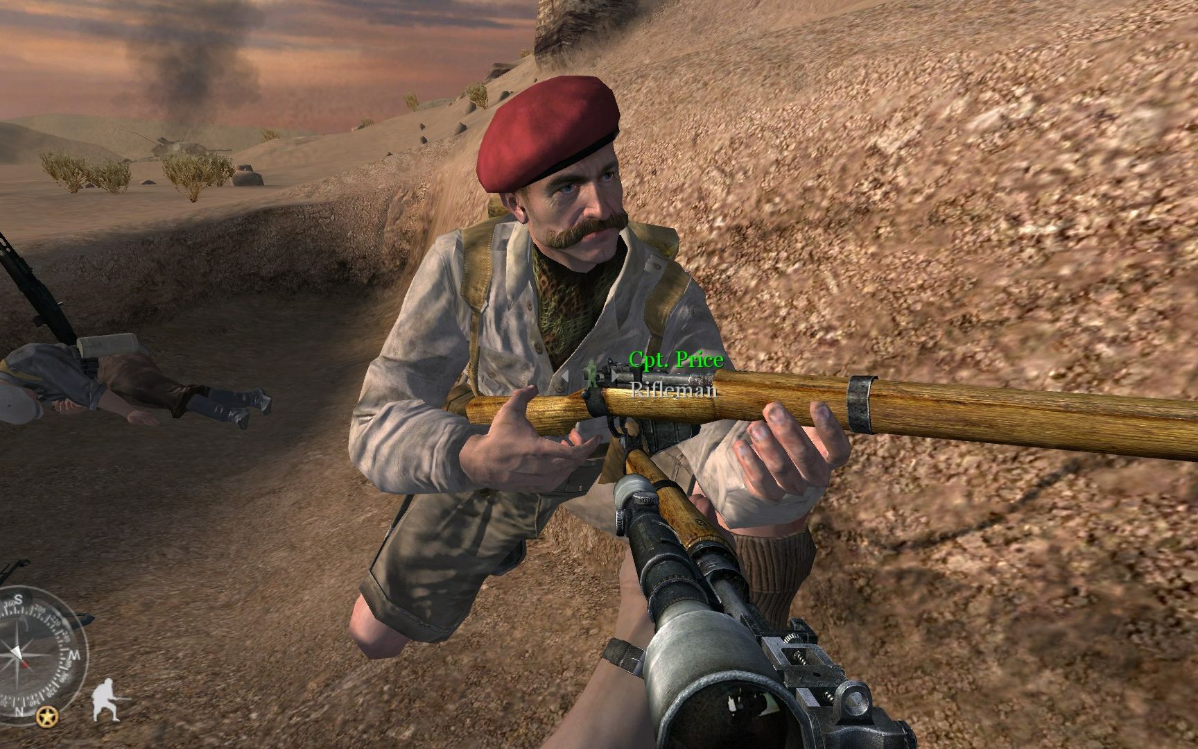 使命召唤2里的普莱斯队长