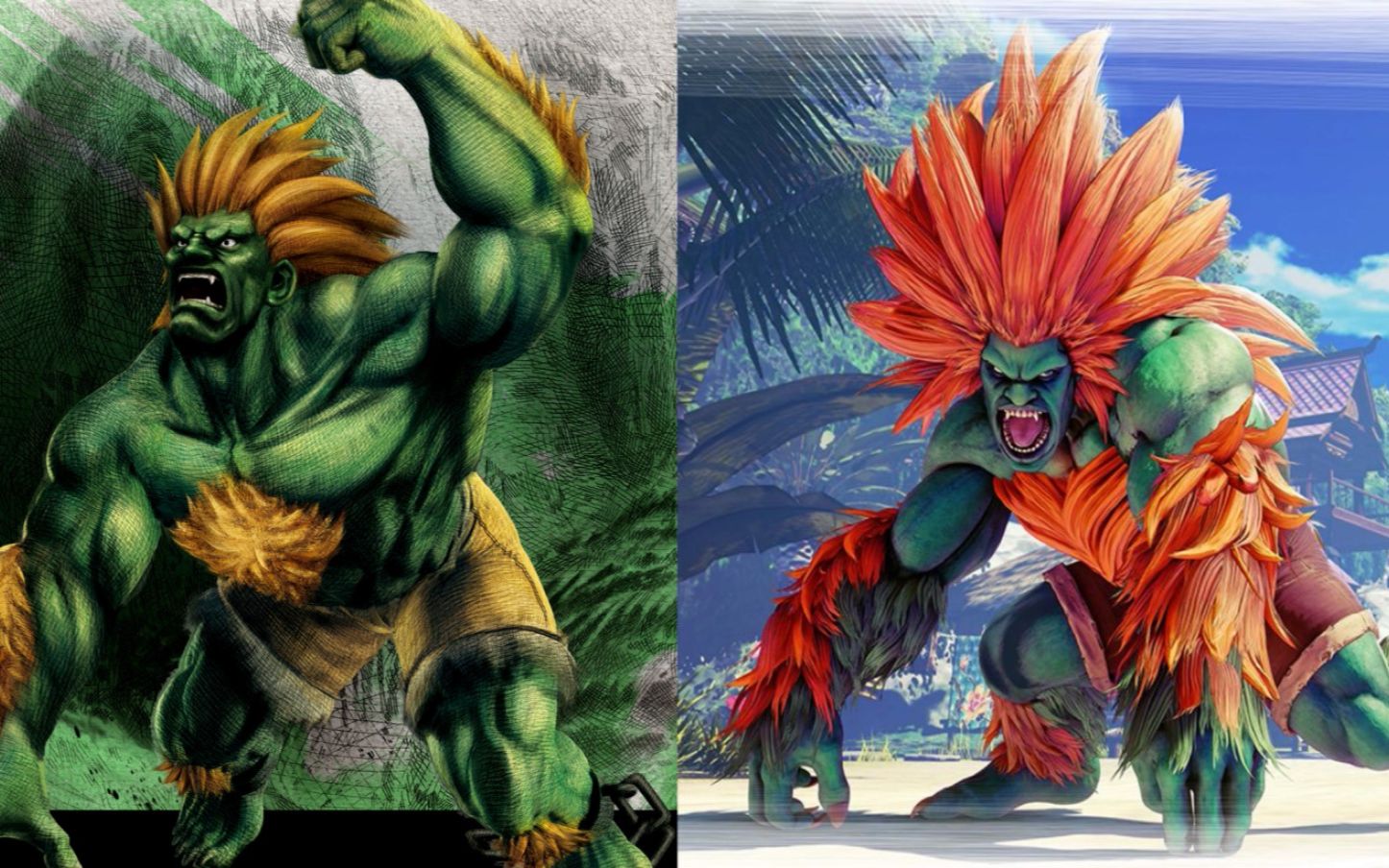 【街霸4-街霸5】目前最全布兰卡对比(1080p60帧)