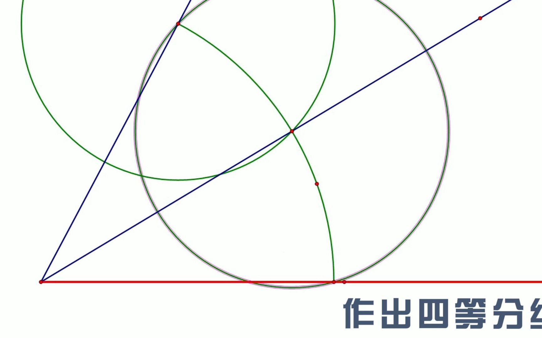 尺规作图如何作出三等分角?!哔哩哔哩bilibili