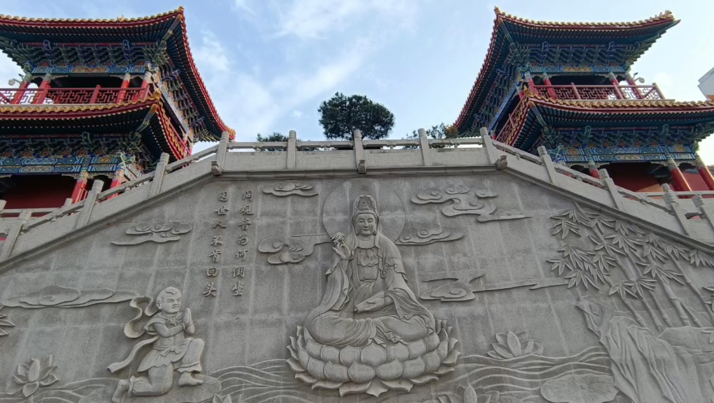 青岛福州北路观音寺图片