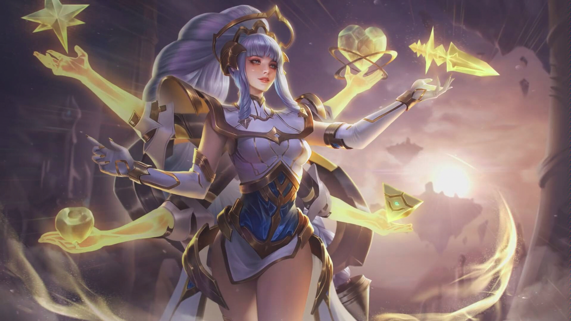 《garena 传说对决》卡莉「圣域福音」造型展示影片