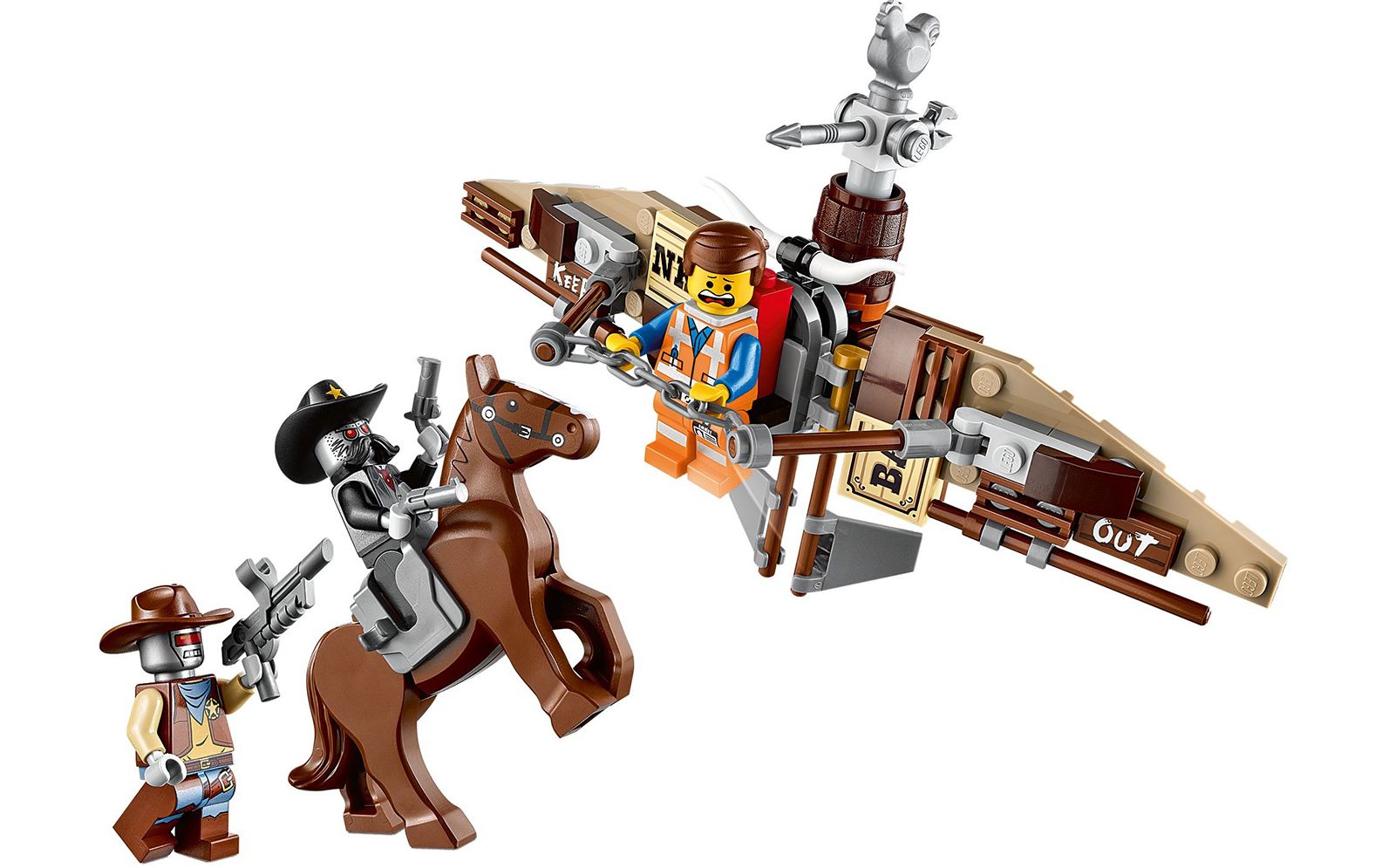 乐高lego 70800 乐高大电影 逃亡滑翔机 2013速拼评测_哔哩哔哩 (゜