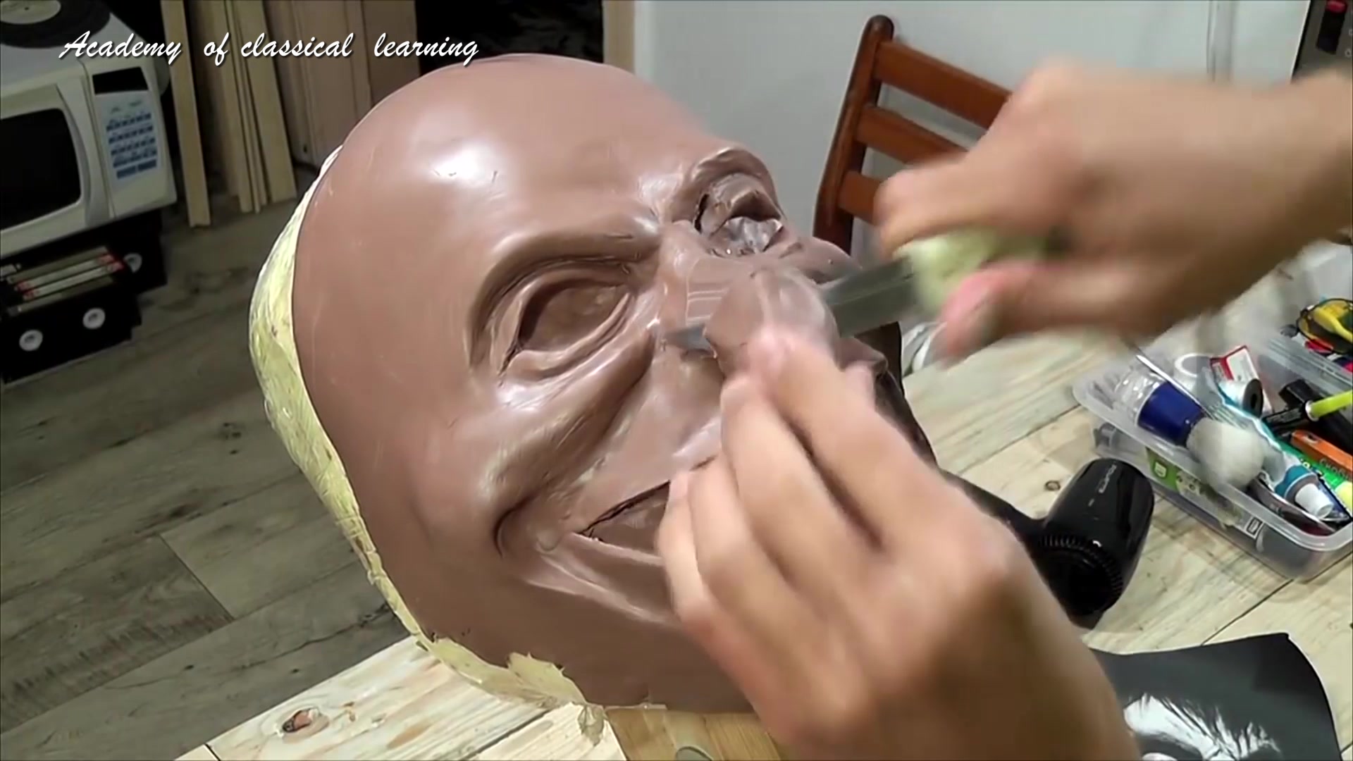 如何制作2018恐怖意大利面"笑杰克"面具