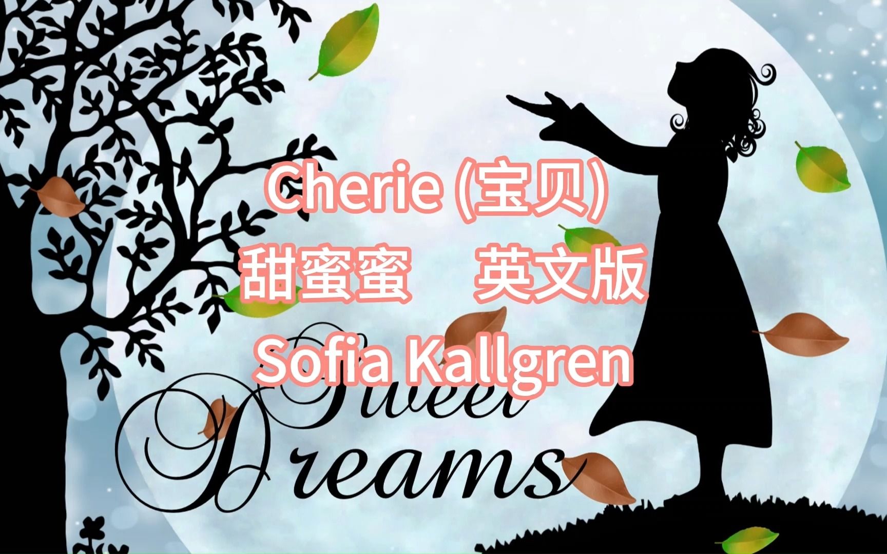 邓丽君经典歌曲《甜蜜蜜》英文版《Cherie》瑞典女歌手Sofia Kallgrenam翻唱 中英双语字幕哔哩哔哩bilibili