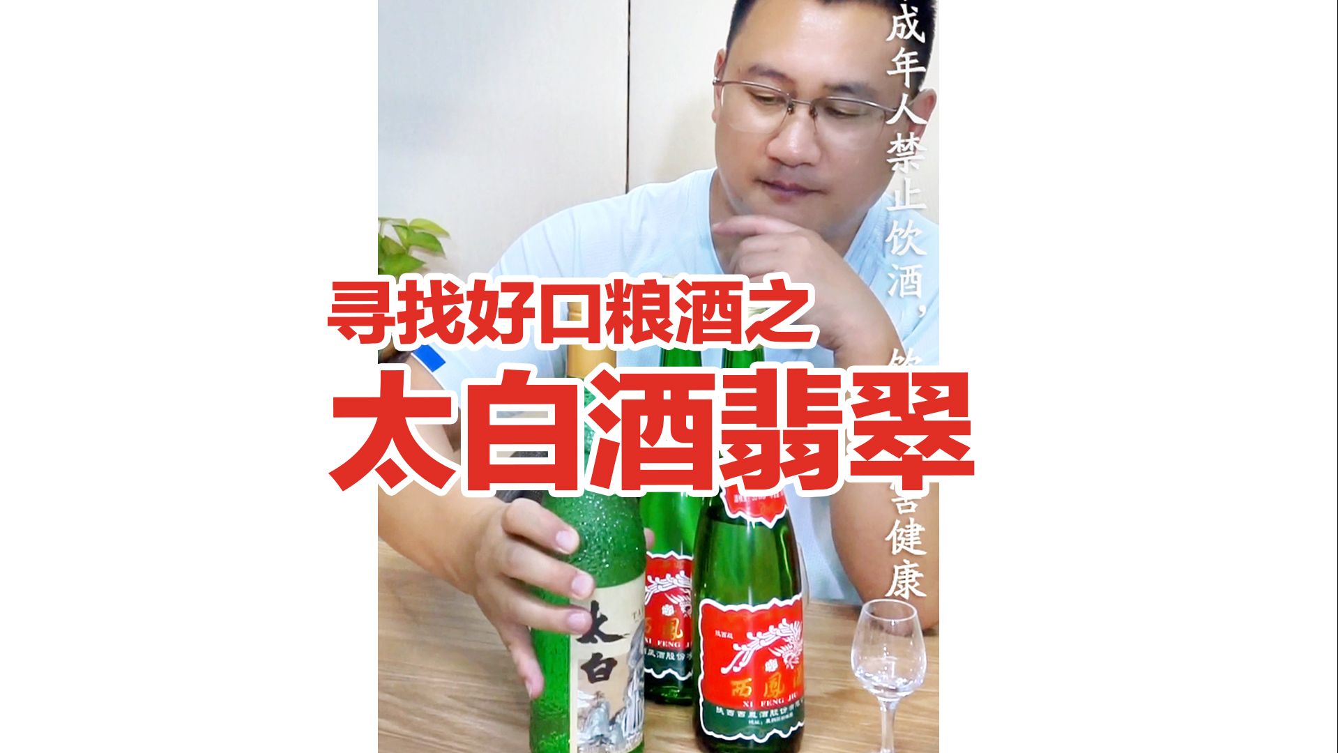 寻找好口粮酒之:太白酒翡翠,对比西凤酒绿瓶省内外版/陕西名酒哔哩哔哩bilibili