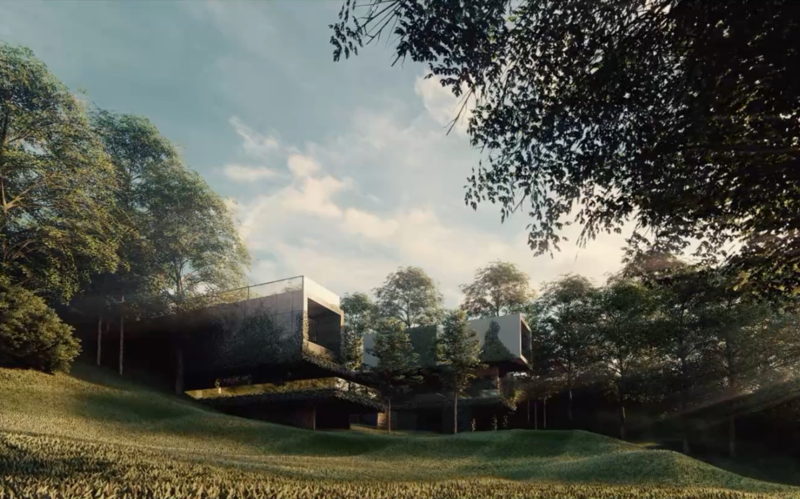 森落自然地景建筑设计表现