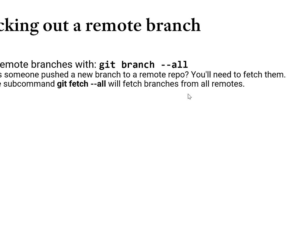 [图]L24_git merging - git checkout a remote branch