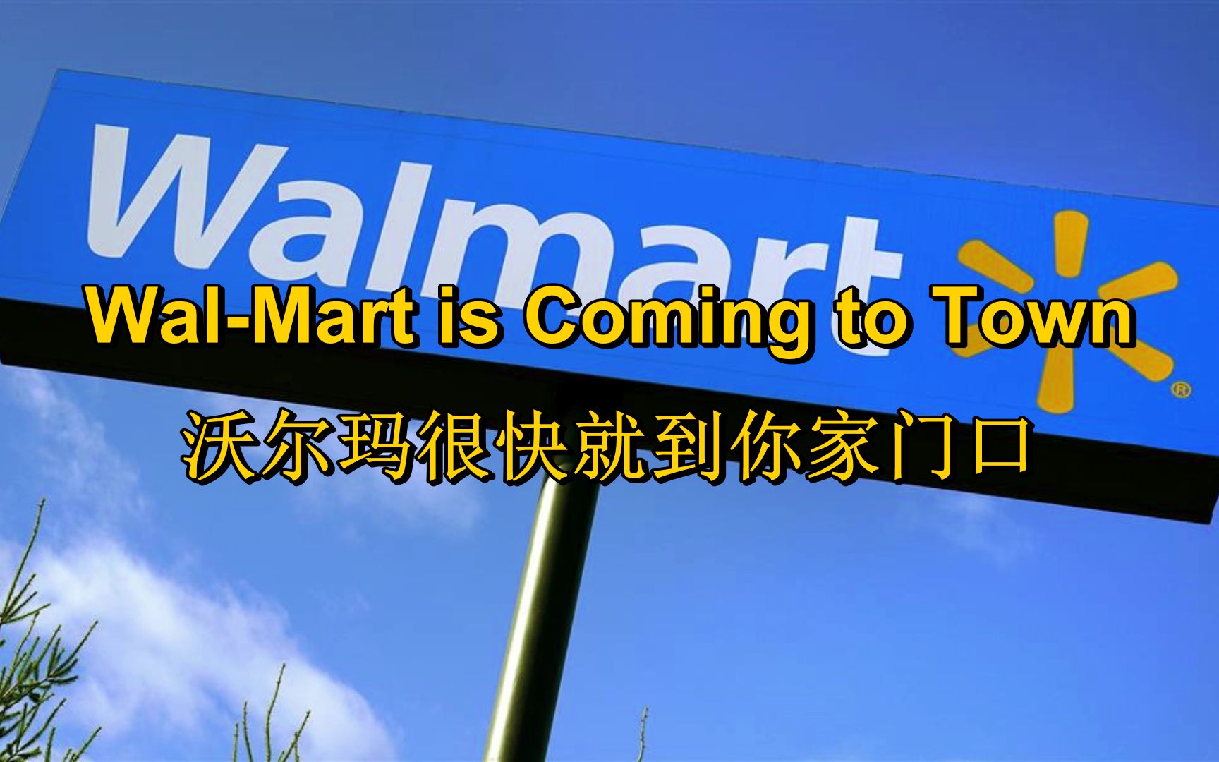 [David Rovics/反垄断]沃尔玛很快就到你家门口 WalMart is Coming to Town(中英字幕)哔哩哔哩bilibili