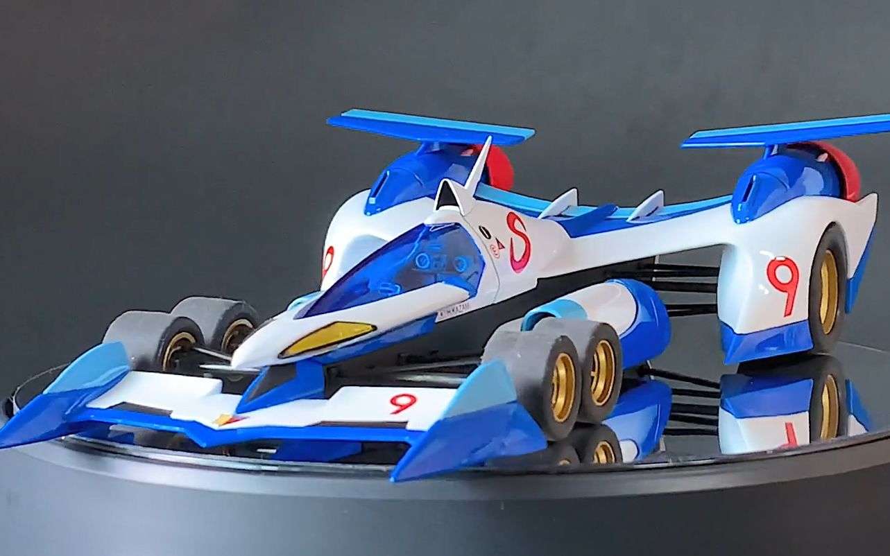 aoshima124新世纪gpx高智能方程式超级雷神akf0g赛车模型制作