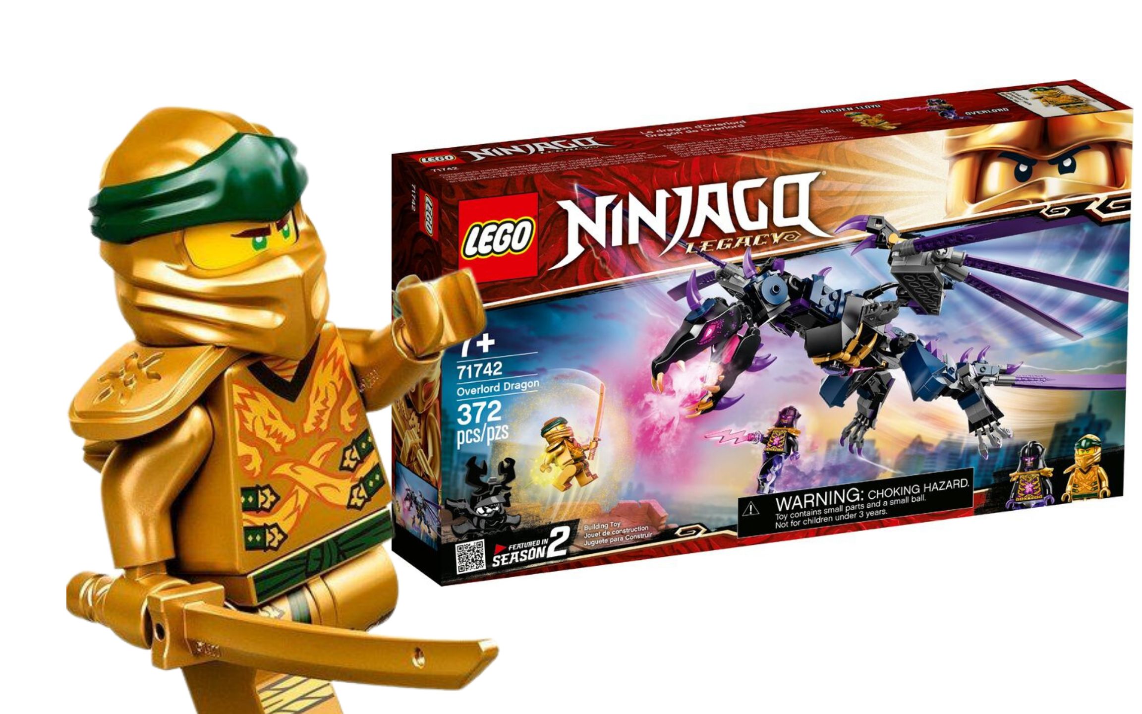 恐龙博士2021乐高幻影忍者黄金大师vs黑暗之主