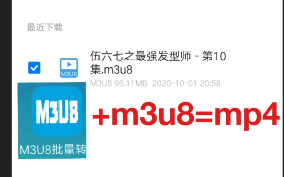 【萌新友好】视频格式为m3u8?教你一键转为mp4!哔哩哔哩bilibili