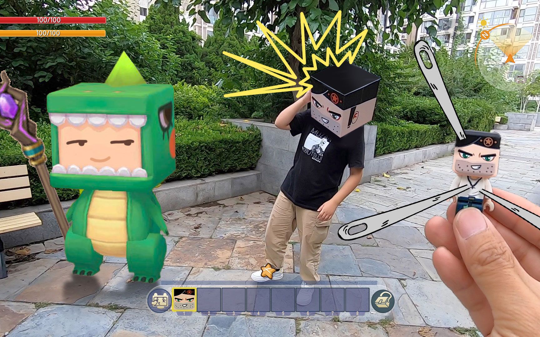 【七宝】迷你世界真人版:我变成了青蛙