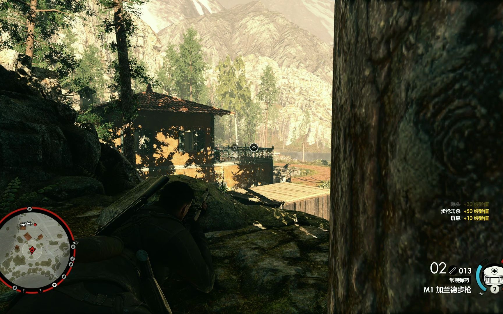 sniper elite 4 狙击精英6 第5次完成爆蛋击杀 4k60帧 最高画质