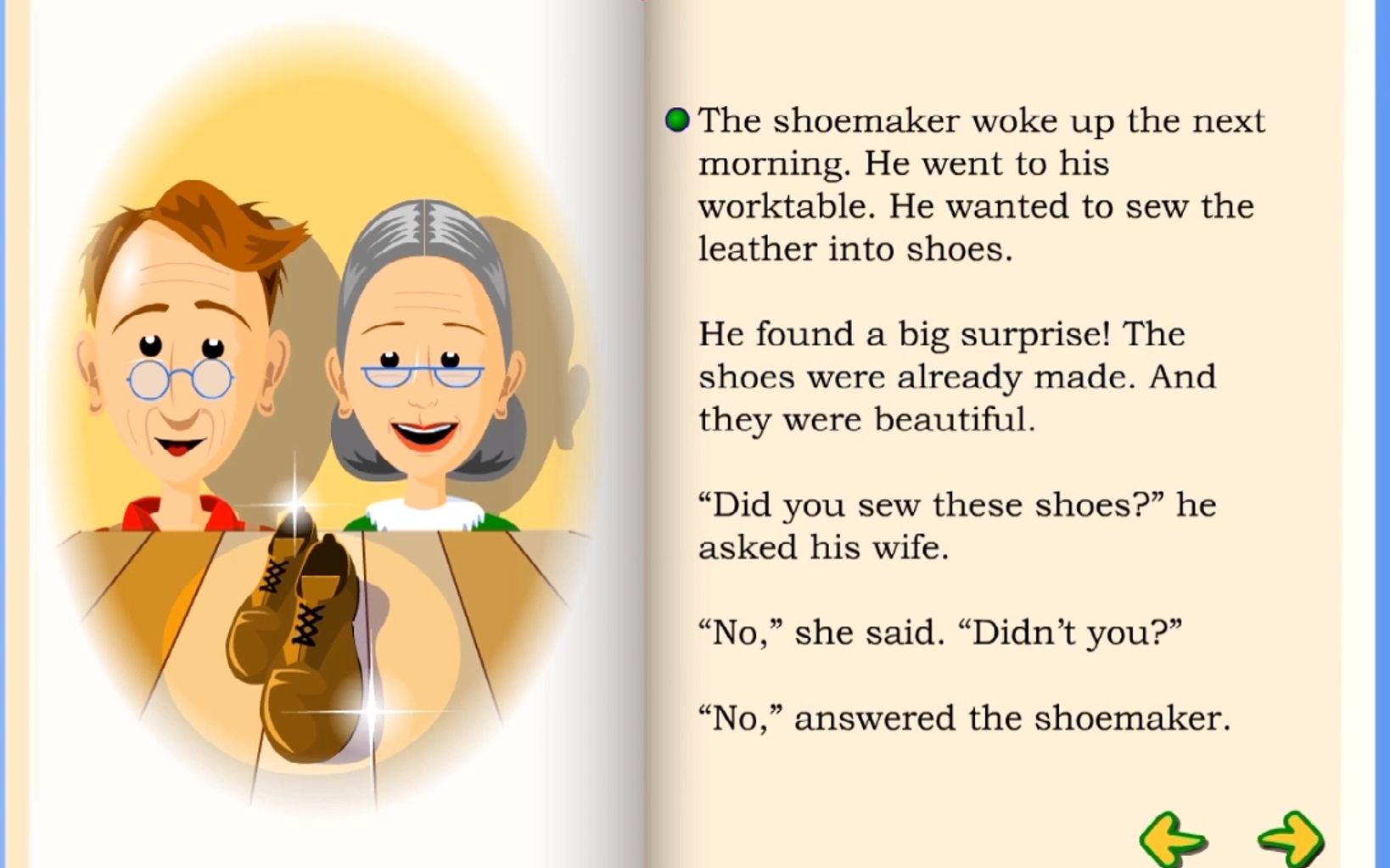 [图]U4 L4 - The Shoemaker and the Elves: fairy tale