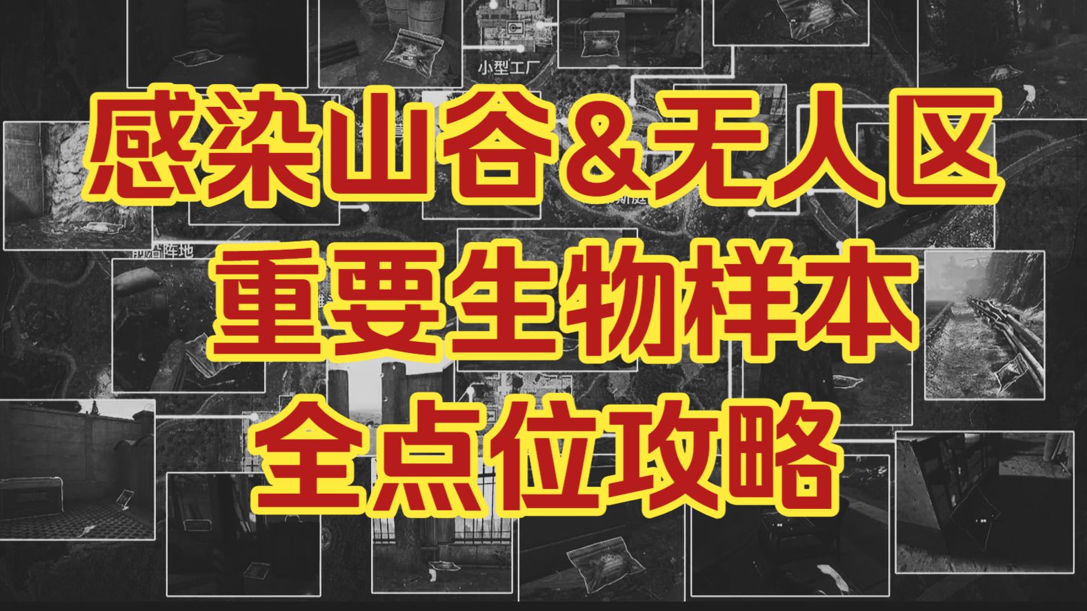 【子御】感染山谷和无人区的重要生物样本全点位跑图攻略（暗区突围无限）