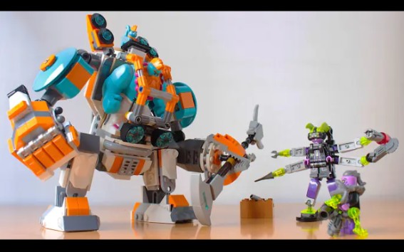 乐高 悟空小侠 80025 沙大力的动力机甲