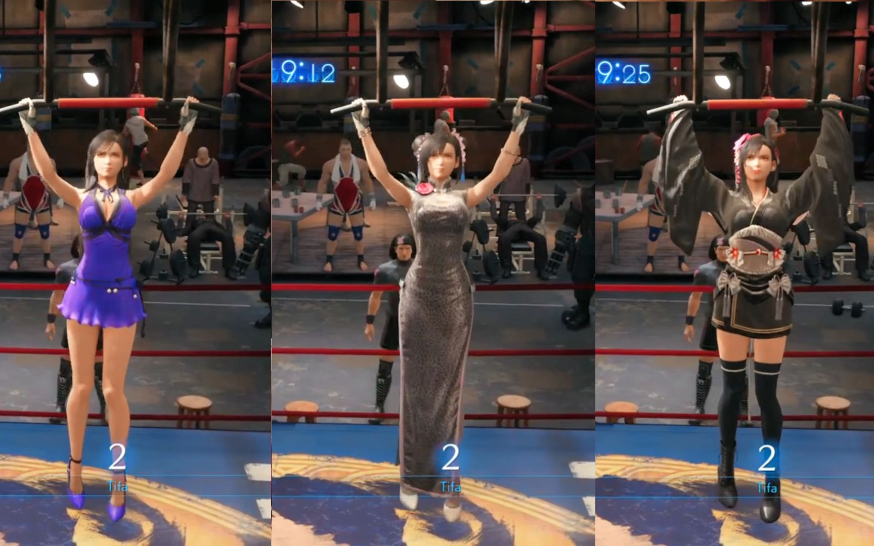 最终幻想7重制版:蒂法穿着新娘裝引体向上,这下你没理由不通过了吧