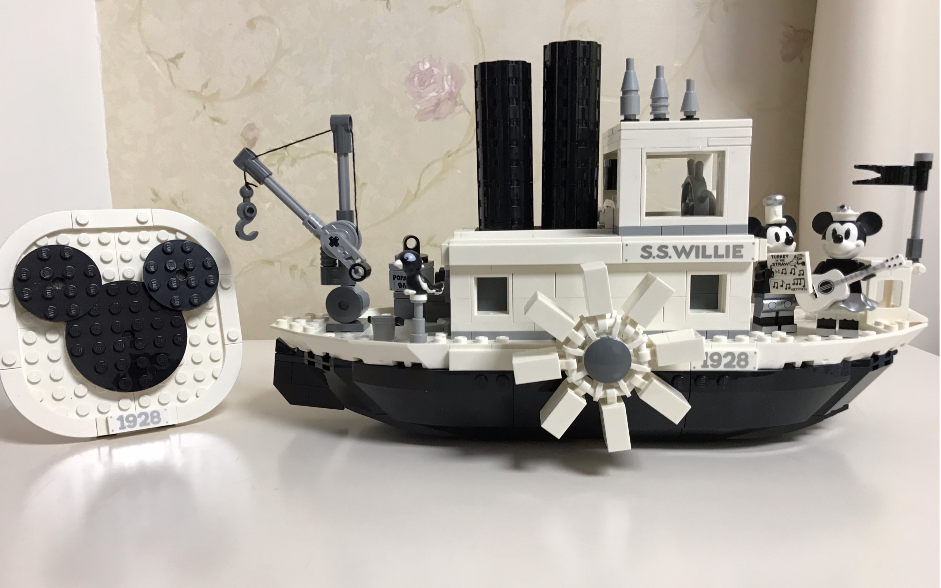 21317steamboat willie威利汽船lego