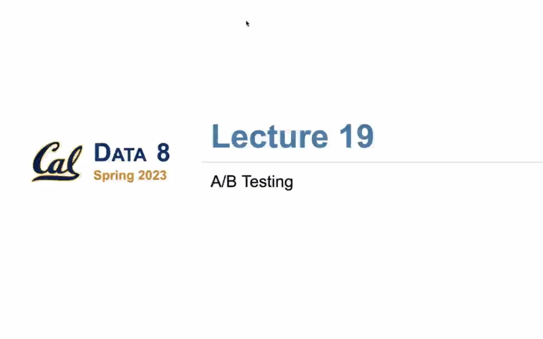 [图]加州大学伯克利分校 数据科学 Data Science C8 #19. A/B test（已加入自动识别字幕）