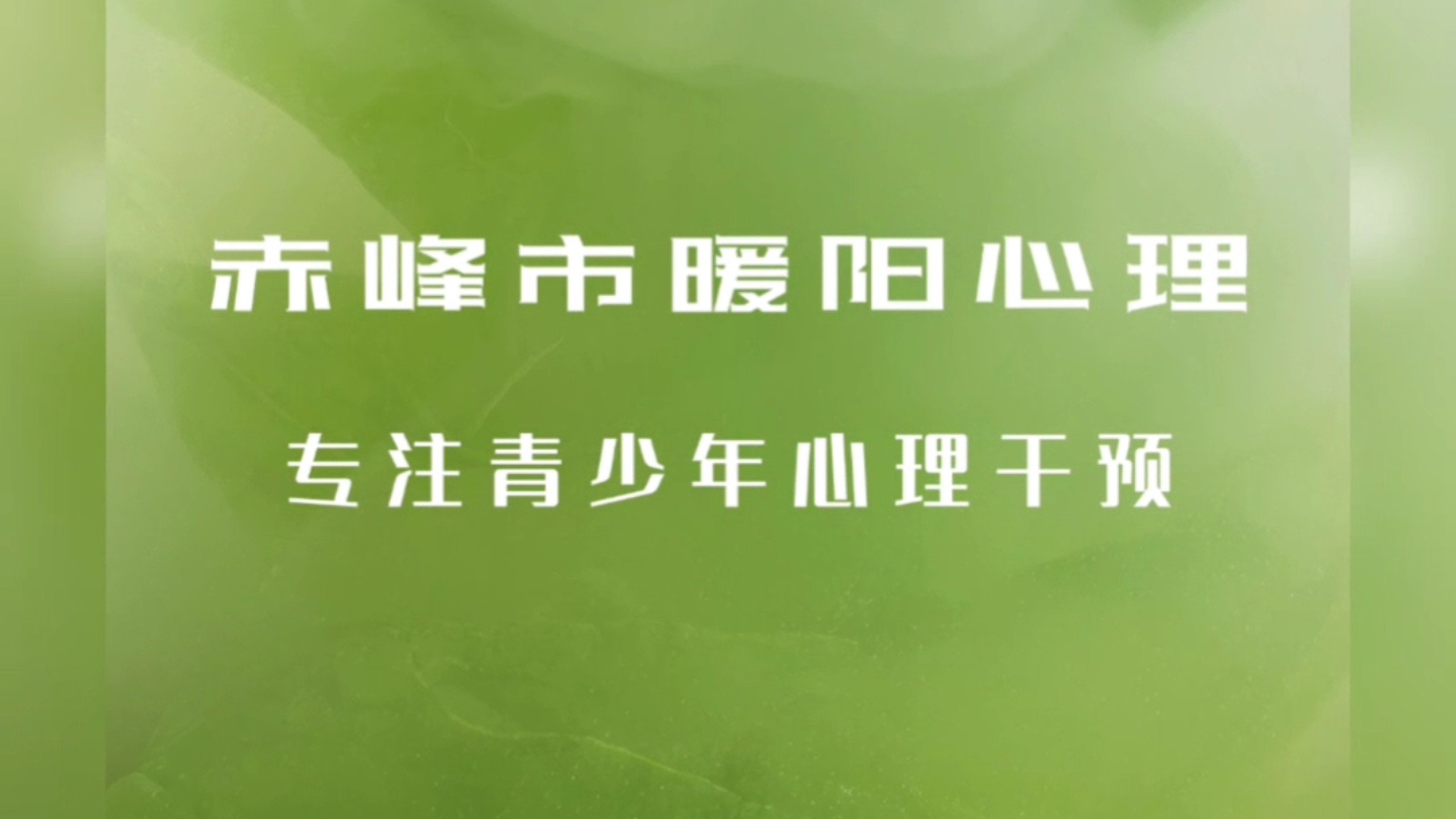 赤峰市权威心理咨询机构赤峰市暖阳心理咨询中心赤峰青少年心理咨询机构哪家好国家二级心理咨询师