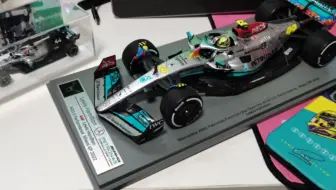 Spark 1:18比例 F1 2022赛季迈阿密站 梅赛德斯奔驰车队 W13 刘易斯汉密尔顿 Ftx特殊涂装车模开箱视频