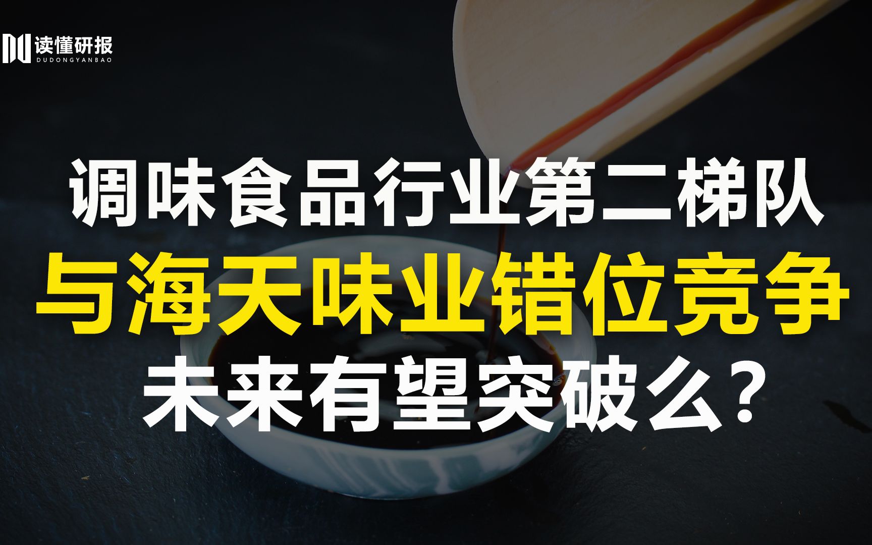 中炬高新:酱油行业老二,与海天味业错位竞争,未来有望超过海天做第一吗?哔哩哔哩bilibili