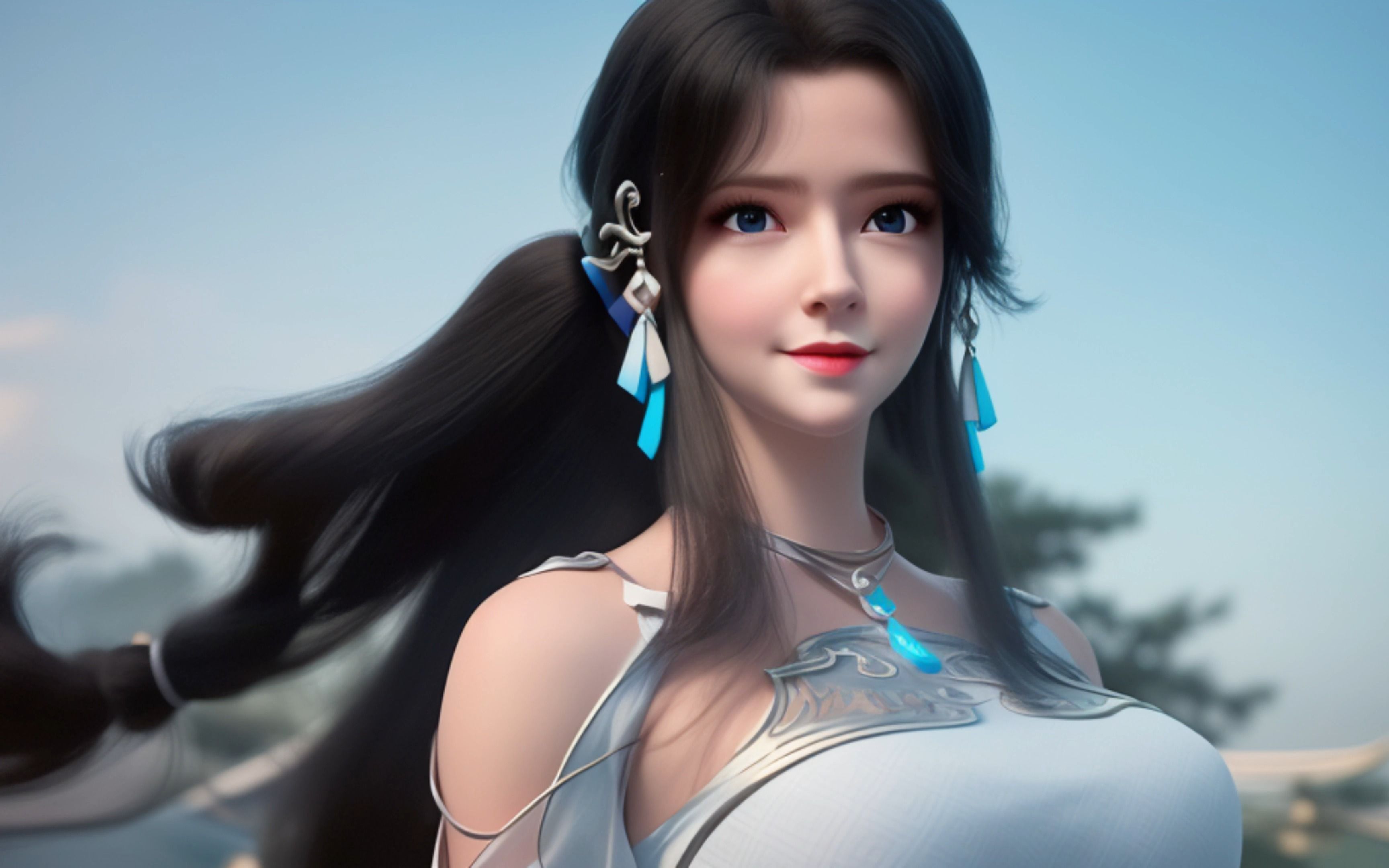 ai绘画~夏幽雨师姐:来补天阁吗