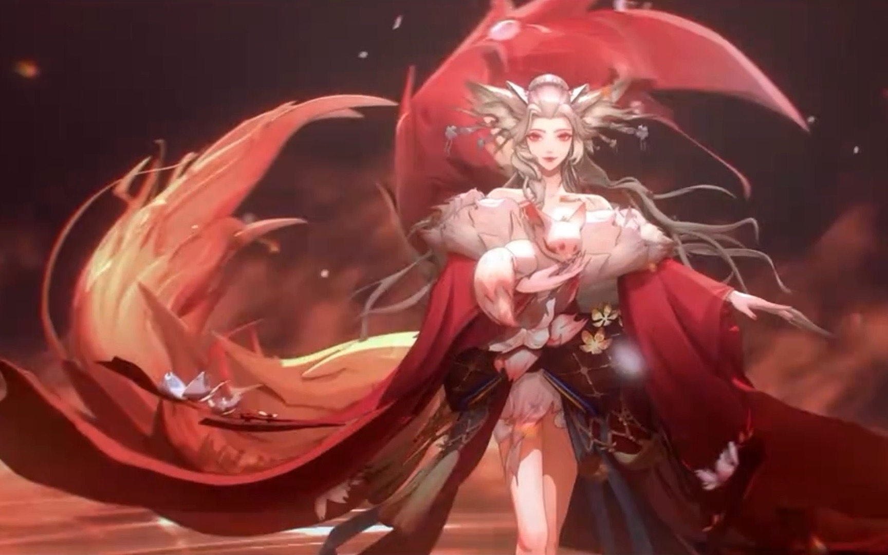 【阴阳师·女式神召唤动画·混剪】愿落花不再将我们分开