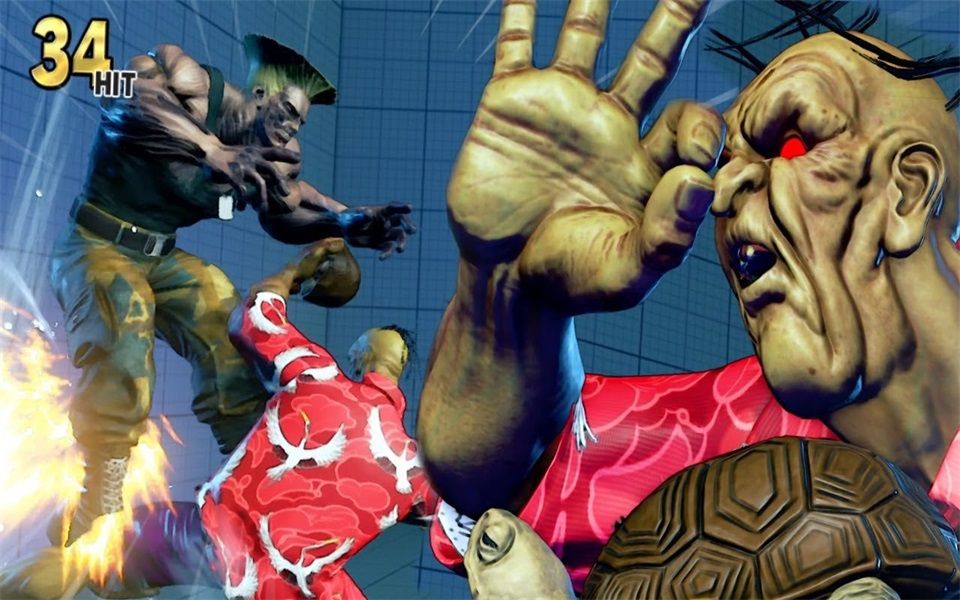 街霸5ce 欧罗 vt2 连段实在强得离谱