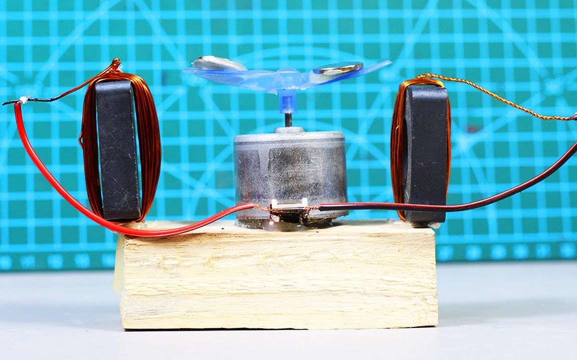 自制电磁线圈,"通低频,阻高频"产生电流信号,果然学到了