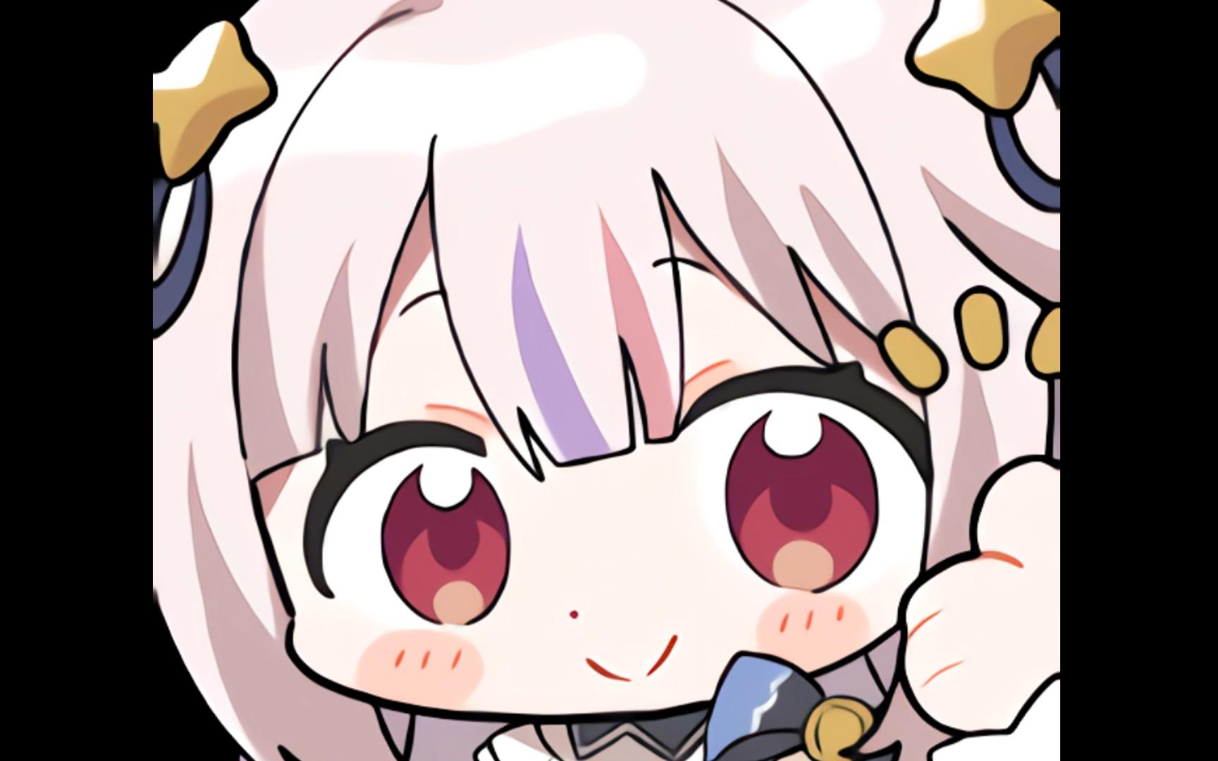 真白花音充电表情一览