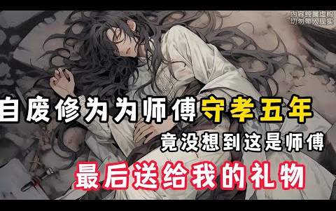 [图]《师傅送给我最后的礼物》第一集：师傅临死前，让我自废修为，为他守孝五年，竟没想到，这是师傅送给我最后的礼物 -