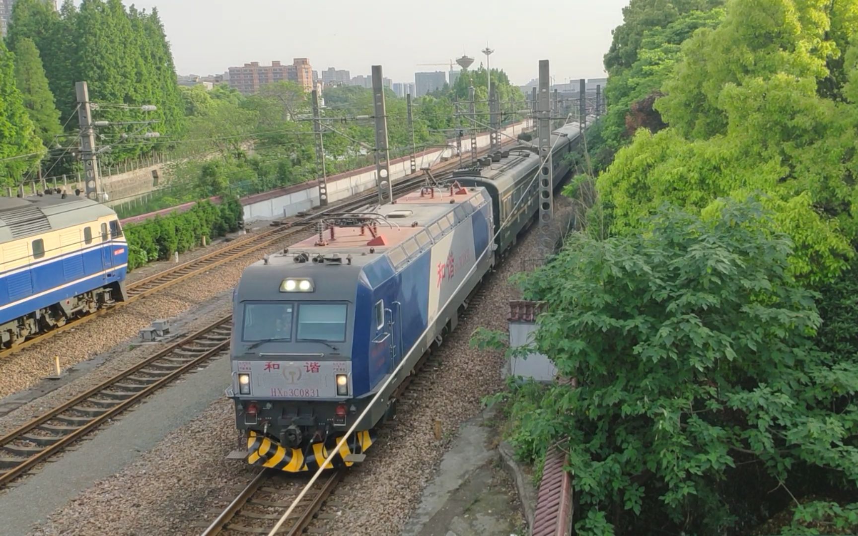 【中国铁路】k466次 hxd3c-0831[沪昆绕行线][金衙庄天桥]【2019.5.