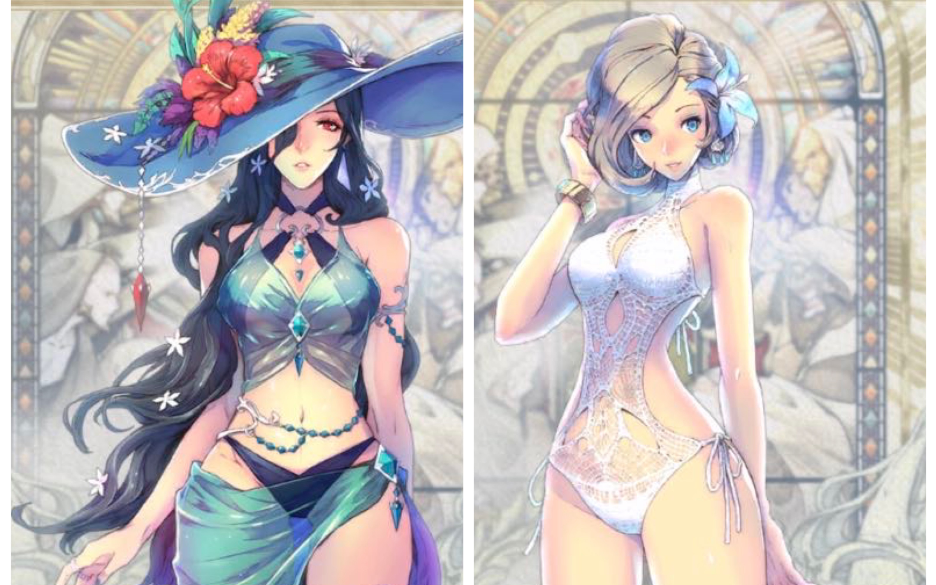 【魅影再临纪念之七 一代泳装】 因为这个游戏半死不活好久不一定什么