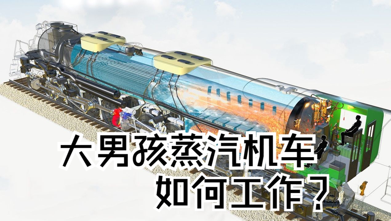 大男孩蒸汽机车如何工作?