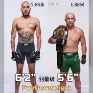 Download Video: ufc羽量级现役最矮的果然还是大帝，全是脱水怪188居然还能脱下来