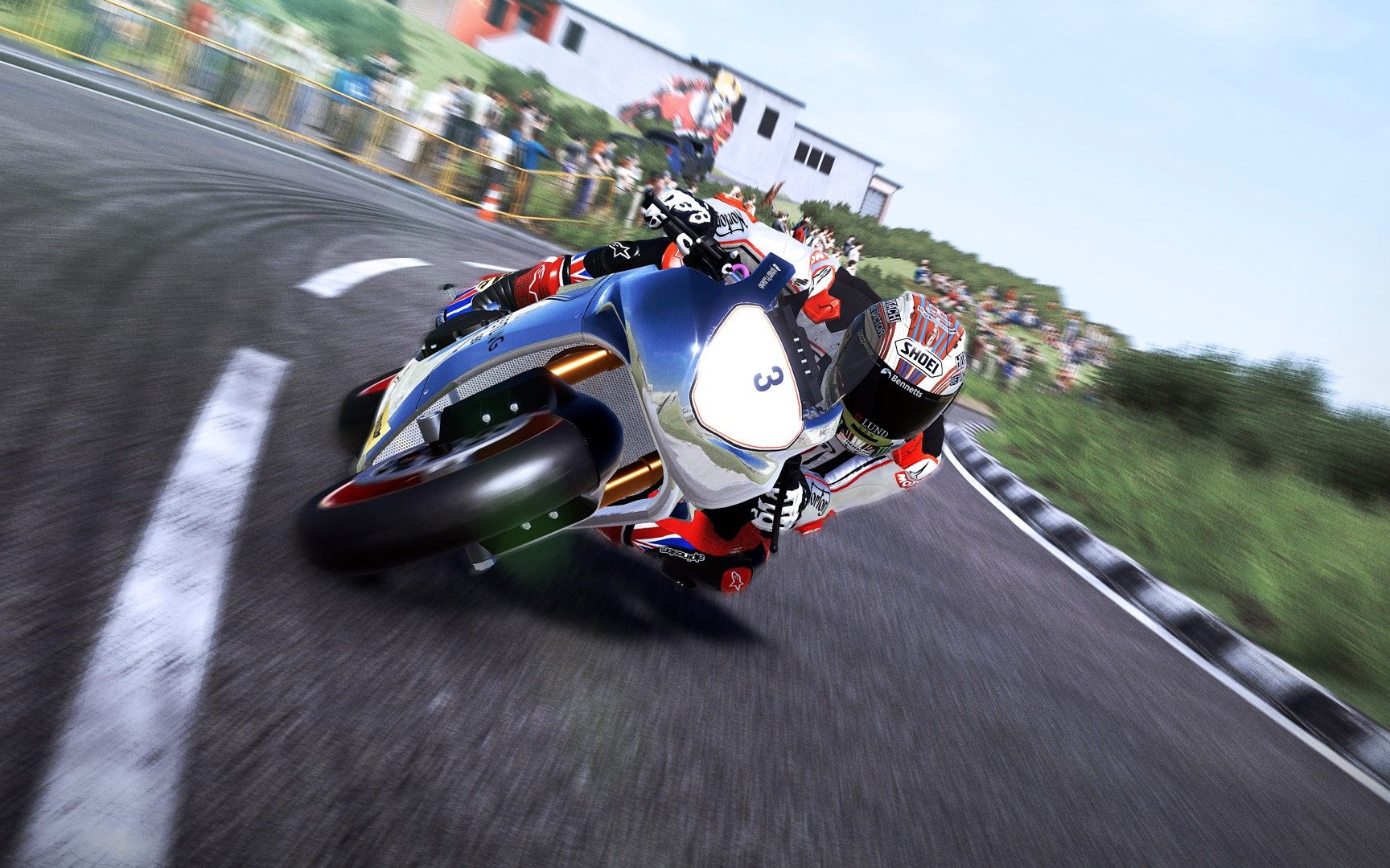 游戏实况:实机演示摩托车赛车游戏《曼岛tt赛事:边缘竞速2》