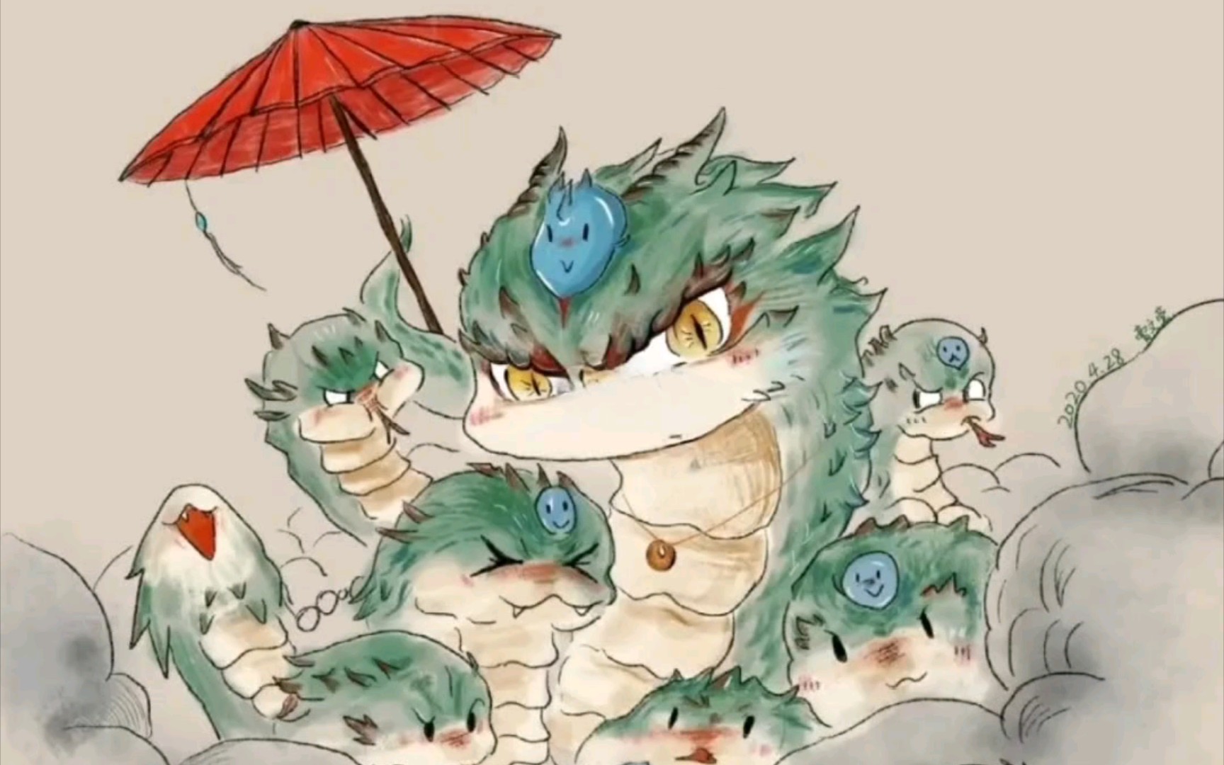 【震撼】山海经!上古凶兽相柳的神秘面目,你了解多少?