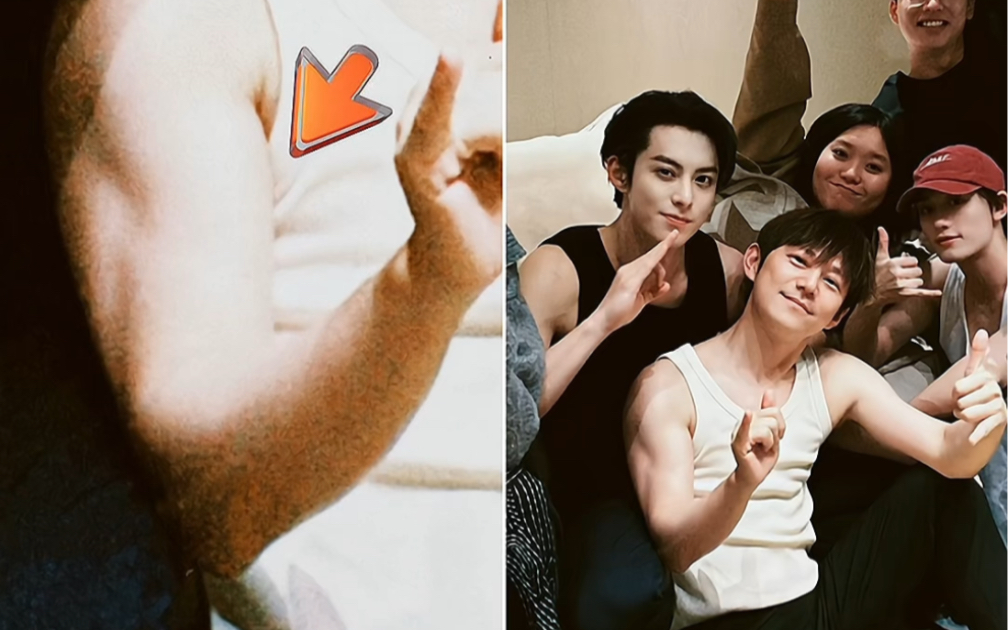 49岁何炅的肌肉 散发着满满的青春荷尔蒙气息,他每天都会进行适量的